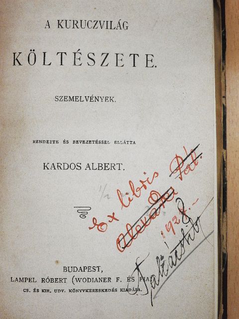 gróf Gvadányi József - A kuruczvilág költészete/A peleskei nótárius/Elbeszélések és hirlapi czikkek/Fanni hagyományai/Parainesis [antikvár]