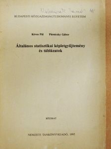 Köves Pál - Általános statisztikai képletgyűjtemény és táblázatok [antikvár]