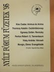 Egressy Zoltán - Nyílt Fórum Füzetek '95 (dedikált példány) [antikvár]