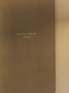 Radnóti Miklós - Radnóti Miklós versei [antikvár]