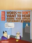 Scott Adams - Words You Don't Want to Hear During Your Annual Performance Review [antikvár]