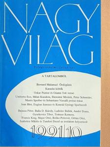 Manés Sperber - Nagyvilág 1991. október [antikvár]