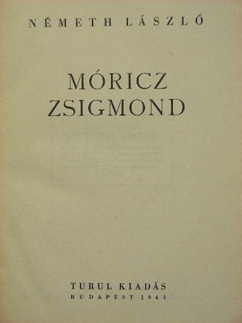 Németh László - Móricz Zsigmond [antikvár]