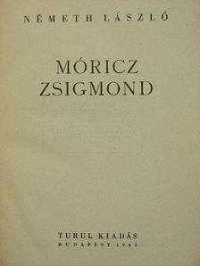 Németh László - Móricz Zsigmond [antikvár]