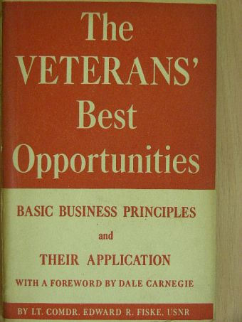 Edward R. Fiske - The Veterans' Best Opportunities [antikvár]