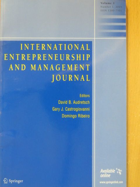 Domingo Ribeiro - International Entrepreneurship and Management Journal 1/2005 [antikvár]