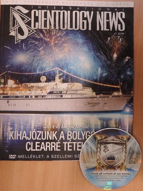 L. Ron Hubbard - International Scientology News 2014. augusztus - DVD-vel [antikvár]