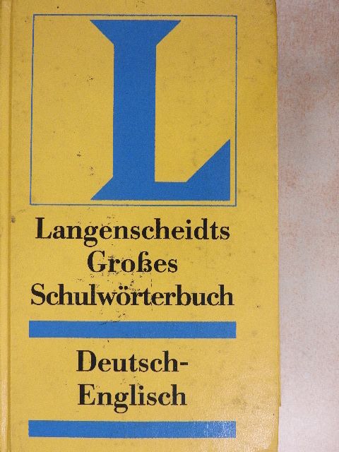 Sonia Brough - Langenscheidts Großes Schulwörterbuch [antikvár]