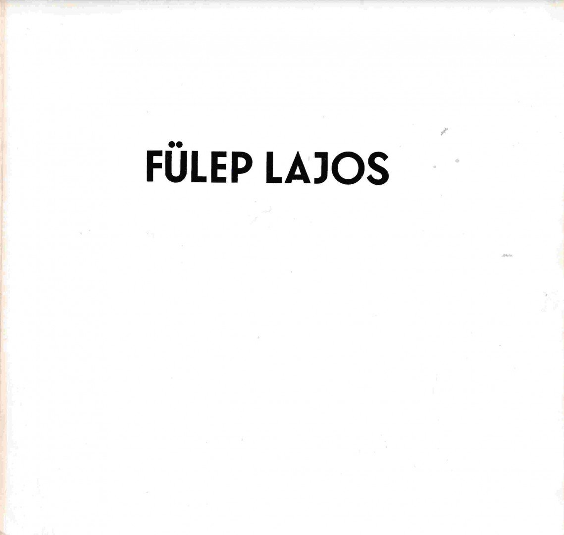 Fülep Lajos emlékszoba [antikvár]