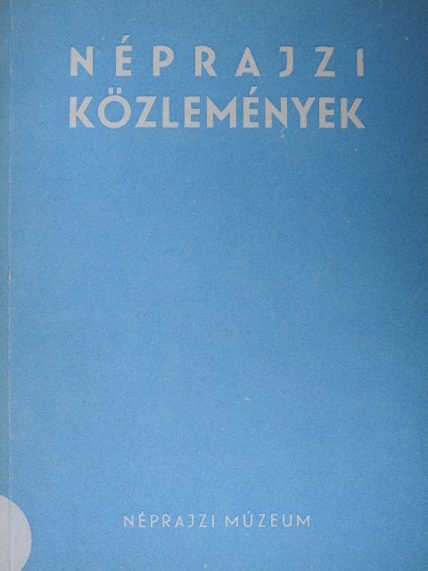 Bodoglári Gyenizse Lajos - Néprajzi közlemények XXI. [antikvár]