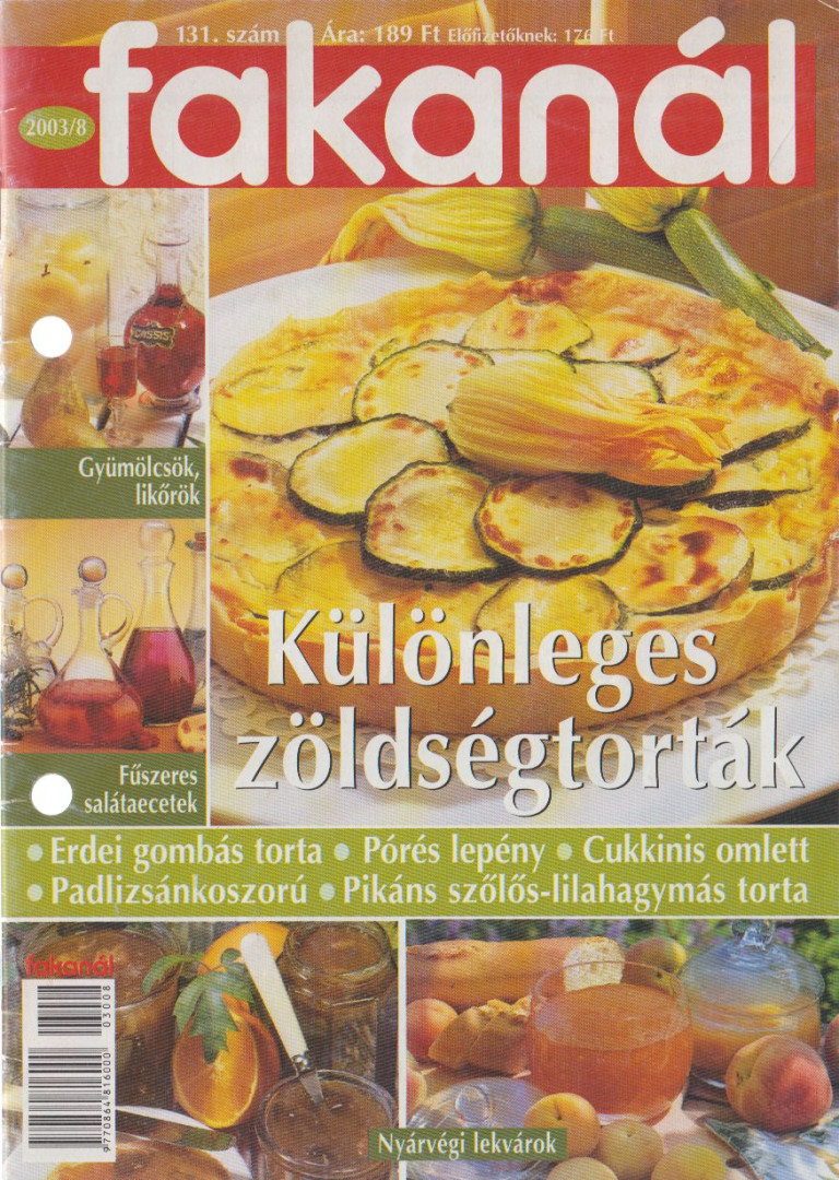 Erdélyi Z. Ágnes - Fakanál 2003/8 [antikvár]