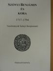 Dányi József - Szőnyi Benjámin és kora 1717-1794 [antikvár]
