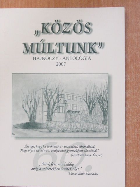Balogh Eszter - "Közös múltunk" [antikvár]