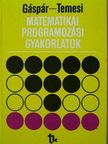 Gáspár László - Matematikai programozási gyakorlatok [antikvár]