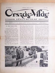 Andriska Károly - Ország-Világ 1922. június 18. [antikvár]