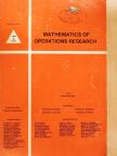 Jean-Francois Mertens - Mathematics of Operations Research November 1991 [antikvár]