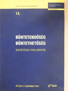 Büntetendőség - büntethetőség [antikvár]