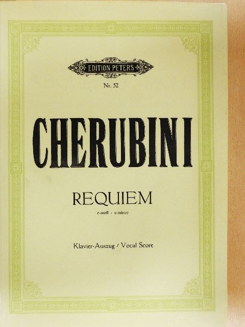 Luigi Cherubini - Requiem C-moll [antikvár]