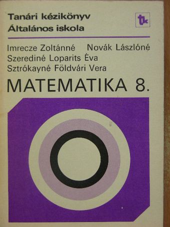 Imrecze Zoltánné - Matematika 8. [antikvár]