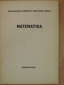 Rohovszky Rudolf - Matematika [antikvár]