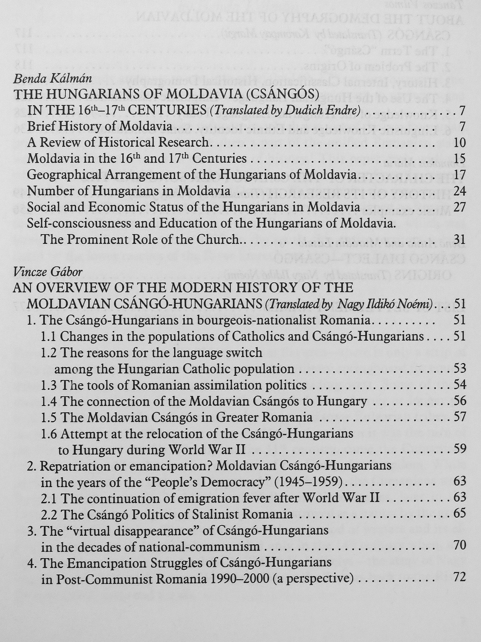 Kálmán Benda - Hungarian Csángós in Moldavia [antikvár]