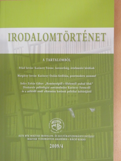Buda Attila - Irodalomtörténet 2009/4. [antikvár]