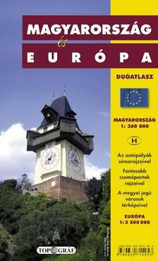Topográf - Magyarország és Európa duóatlasz