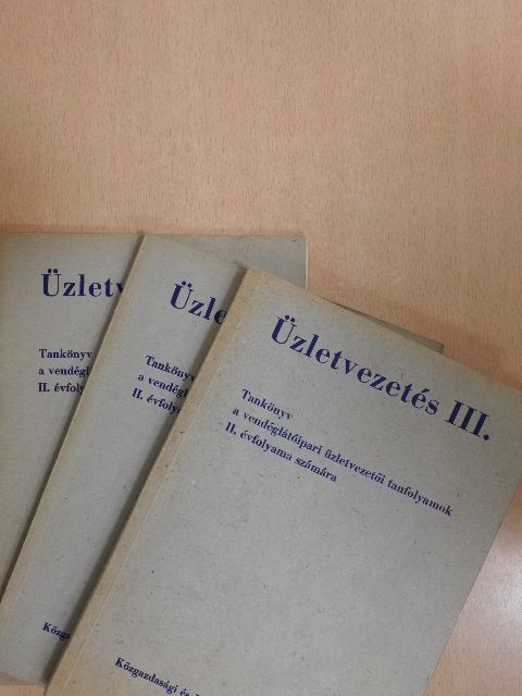 Dr. Sándor László - Üzletvezetés I-III. [antikvár]