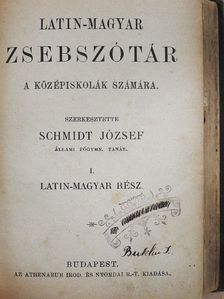Latin-magyar zsebszótár I-II. [antikvár]