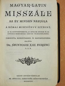 Magyar-Latin misszále [antikvár]