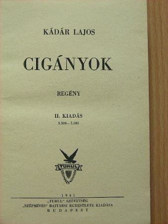 Kádár Lajos - Cigányok [antikvár]