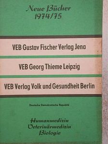 Neue Bücher 1974/75 [antikvár]