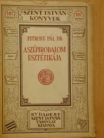 Dr. Pitroff Pál - A szépirodalom esztétikája [antikvár]