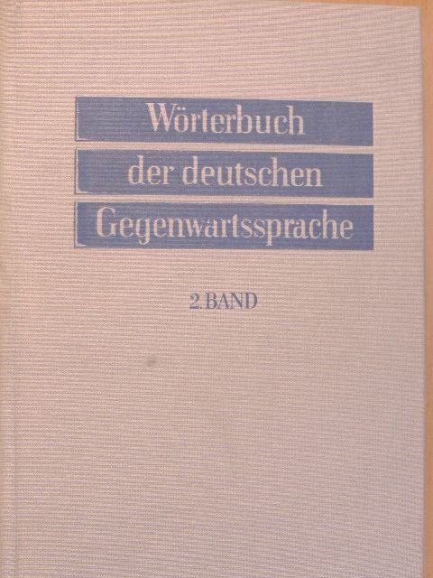 E. Dückert - Wörterbuch der deutschen Gegenwartssprache 2. [antikvár]