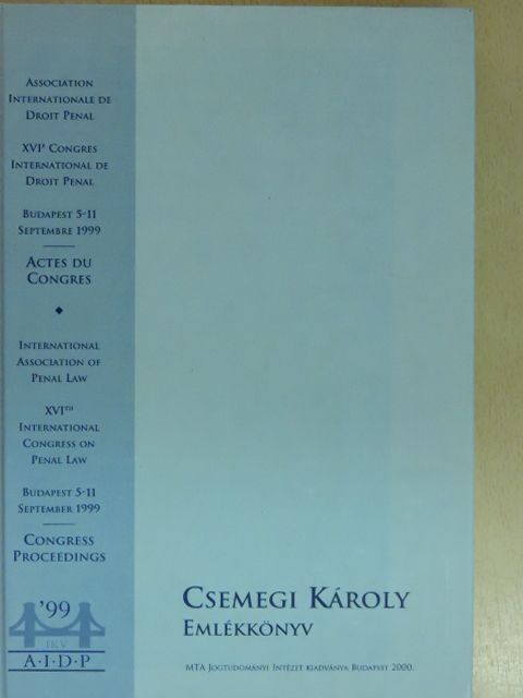 Csemegi Károly Emlékkönyv [antikvár]