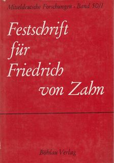 Walter Schleisinger - Festschrift für Friedrich von Zahn Band I [antikvár]