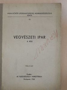 Vegyészeti ipar II. [antikvár]