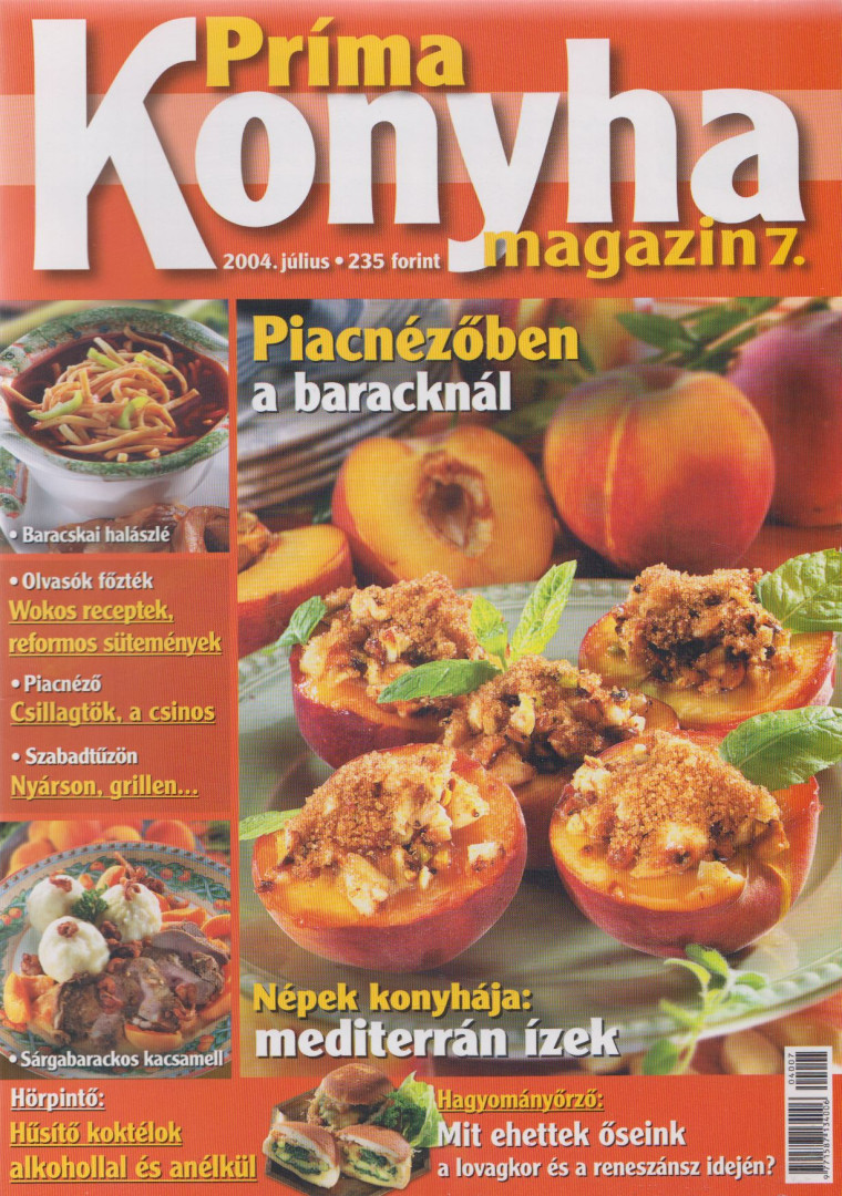 Hargitai György - Príma Konyha magazin 2004. július [antikvár]