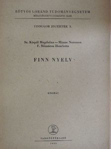 F. Mészáros Henrietta - Finn nyelv [antikvár]