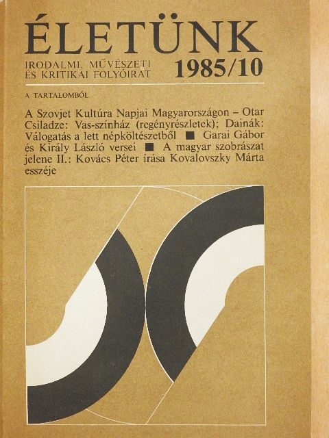 Árpás Károly - Életünk 1985/10. [antikvár]