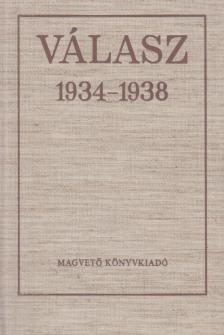 Széchenyi Ágnes - Válasz 1934-1938 [antikvár]