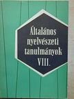 A. Capell - Általános Nyelvészeti Tanulmányok VIII. [antikvár]