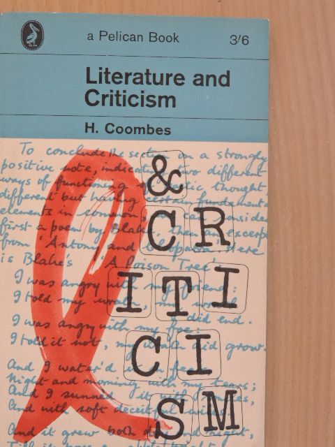 H. Coombes - Literature and Criticism [antikvár]