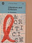 H. Coombes - Literature and Criticism [antikvár]