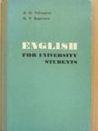 A. G. Yeliseyeva - English for university students [antikvár]