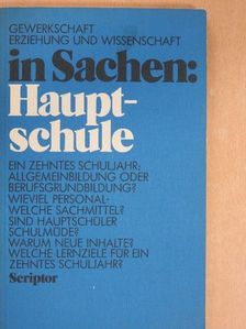 In Sachen Hauptschule [antikvár]