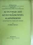 Dr. Móra Mihály - Az egyházi adó és az egyházközség alapkérdései [antikvár]