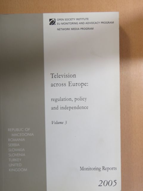 Marius Dragomir - Television across Europe 3 [antikvár]