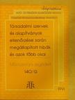 Társadalmi szervek és alapítványok ellenőrzése során megállapított hibák és azok főbb okai [antikvár]