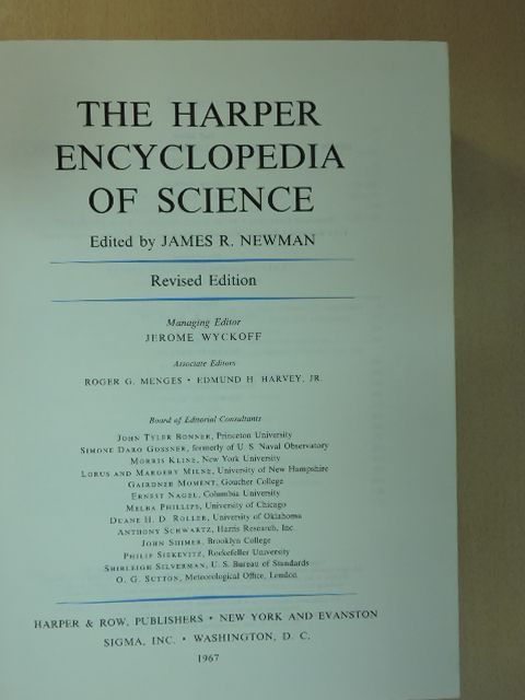 The Harper Encyclopedia of Science [antikvár]